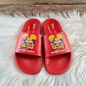 COACH x DISNEY | 50th Anniversary Red Slide Sandals